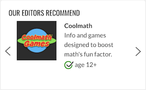 cool math games is not an adaptive learning platform, but recommended by education software review site