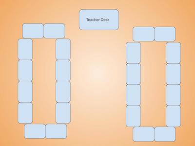 Horseshoe Tables, Group or Teacher directed learning