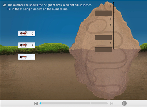 iReady procedural integer problem set