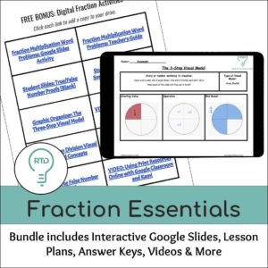 Fraction Essentials Bundle: e-Book and Digital Activities