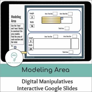 Area Models for Multiplication | Google Slides Activity