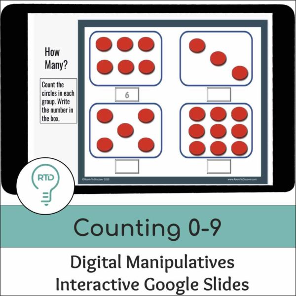 Counting 0 to 9 Activities | Interactive Digital Visual Models