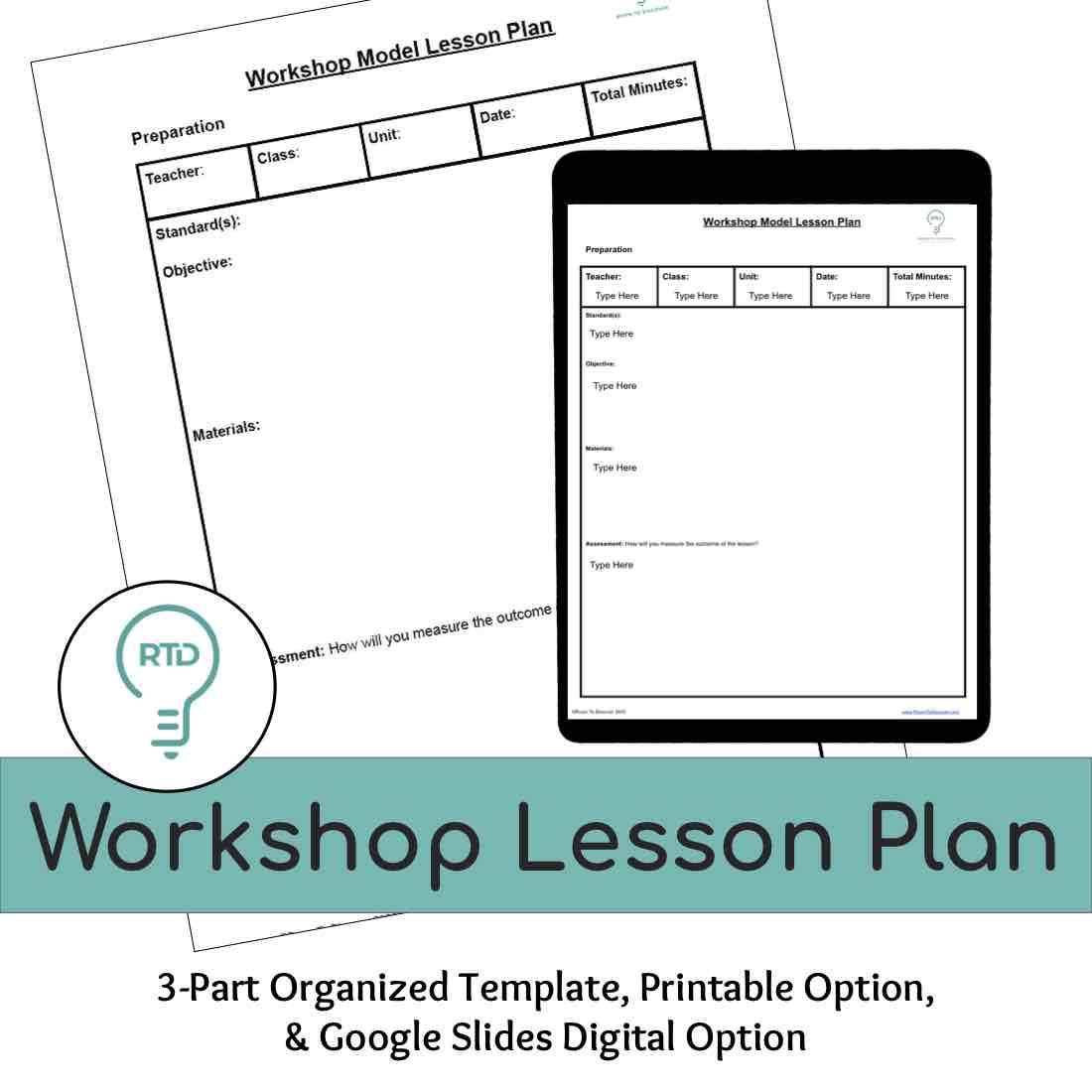 Workshop Lesson Plan