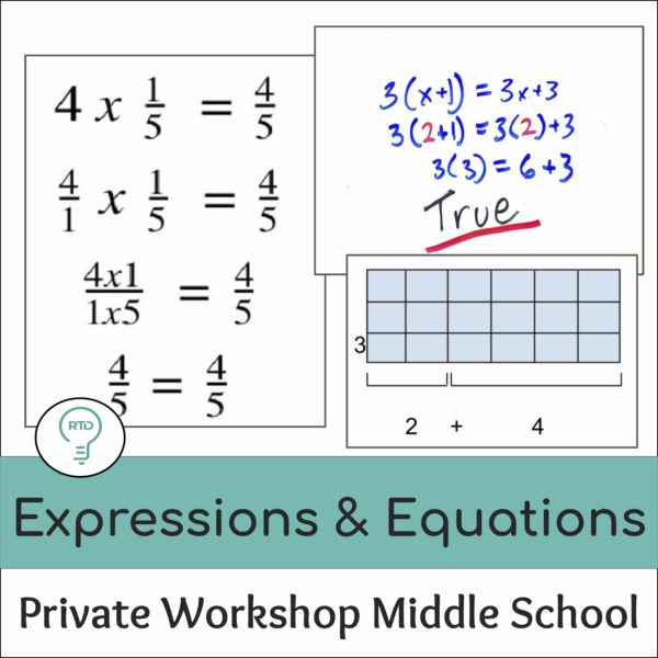 Private Workshop: Teaching Expressions and Equations in Middle School Math
