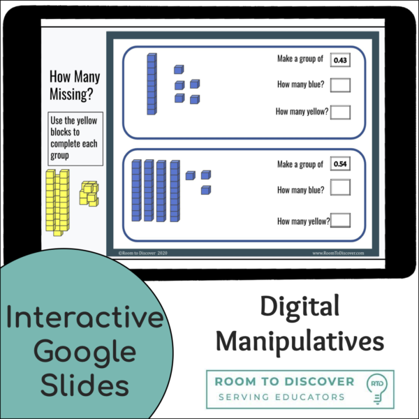 Digital Manipulatives Interactive Google Slides