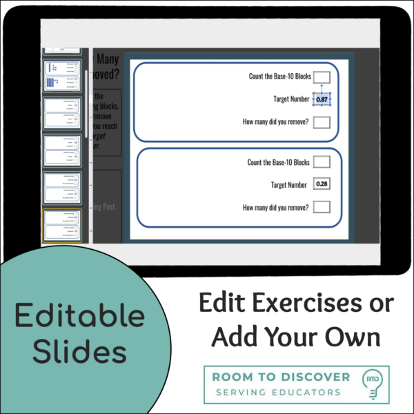 Editable Slides Edit Exercises or Add Your Own